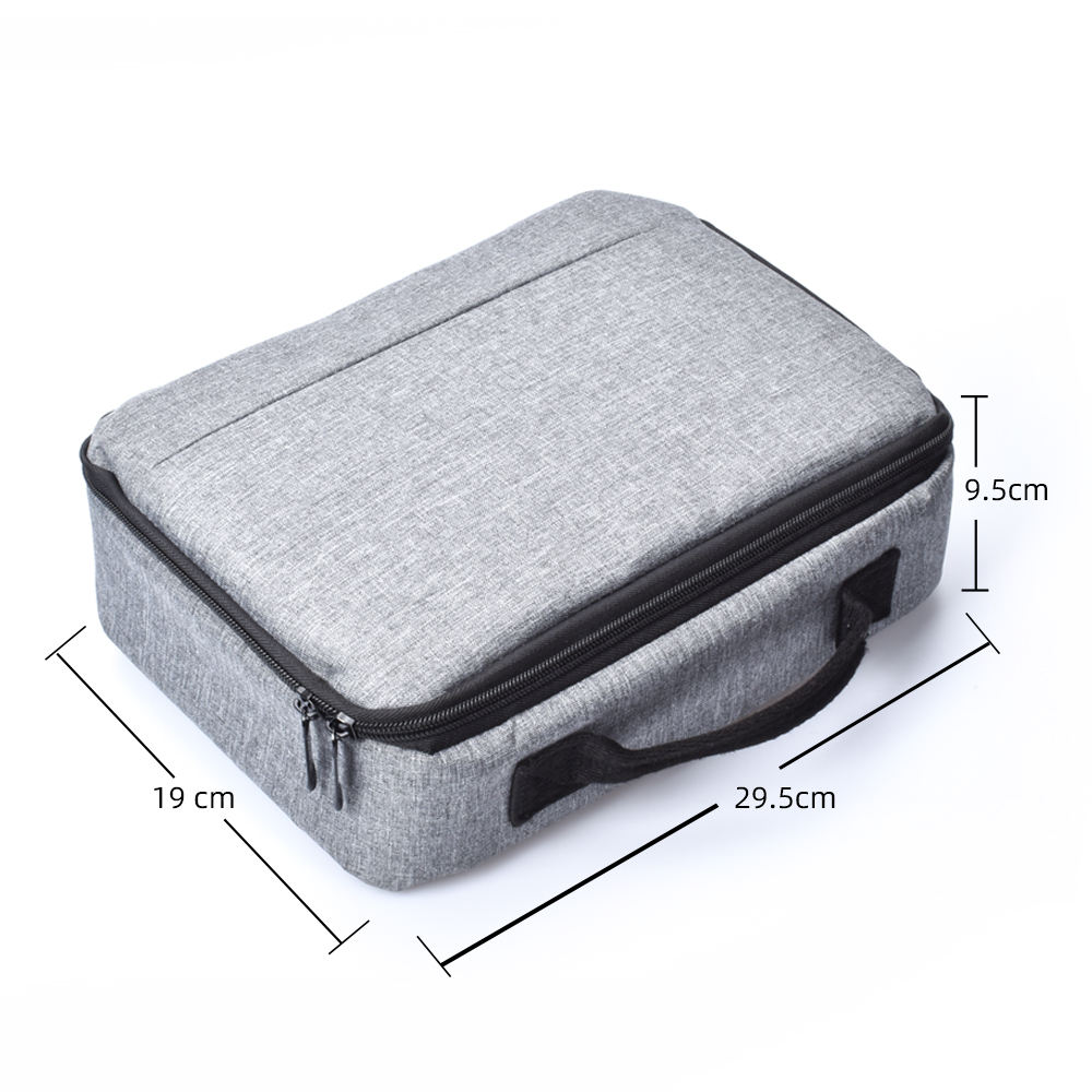 Travel projector carrying case with adjustable straps