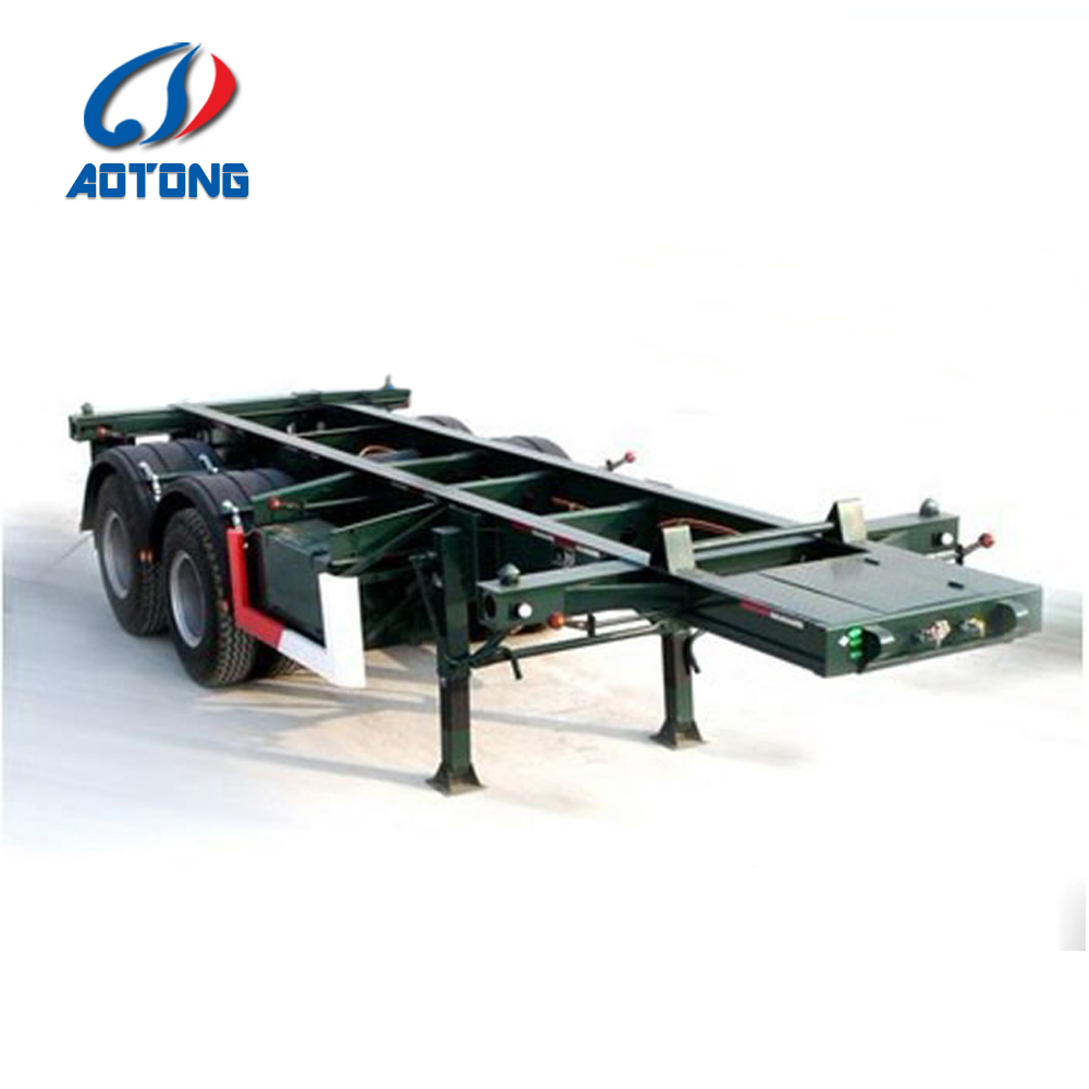 NDRC Announced Enterprise 20 Feet 40ft Container Semi Remorque Container Chassis Semi Trailer