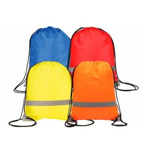Canvas Drawstring Backpack Bag Convenient Luggage Holding With Pull String