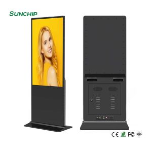 Shopping Malls Android 65 Inch 4ms Floor Stand Lcd Display