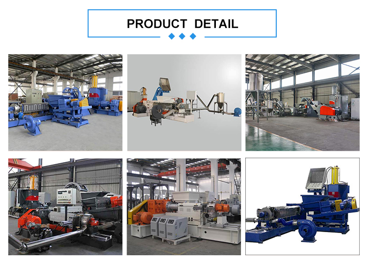 160KW 185KW Plastic Pelletizing Line PET Recycling Granulator Machine