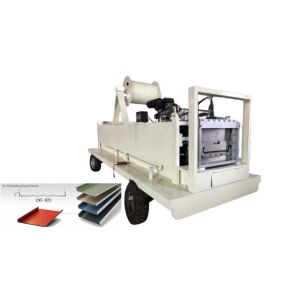 PLC Control System Standing Seam Roll Forming Machine Customizable Language