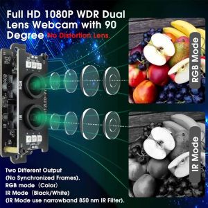 China 1080p USB Infrared Camera Module Machine Vision Binocular Synchronous Camera on sale