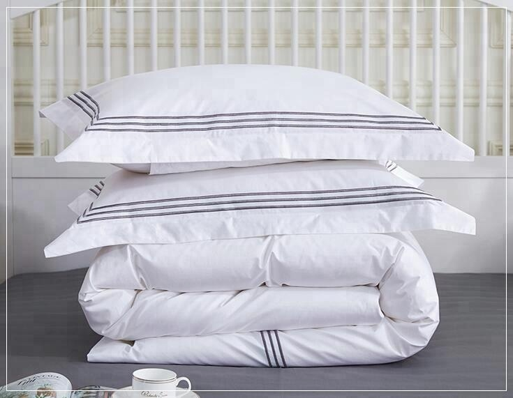 60 Count Pure Clothes Cotton Bedding Set for Comfortable Sleep in Hotels