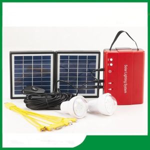 China Solar lighting kits with FM radio, mini solar lighting system with phone charger, FM radio for cheap selling on sale