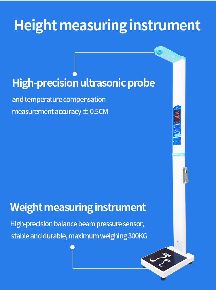 Electronic Coin-operated Weight and Height BMI Body Scale for Gym