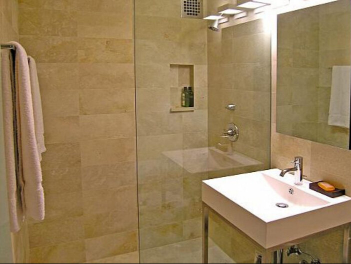 Natural Stone Travertine Beige Marble Slab 15-30mm Thickness Standard Size