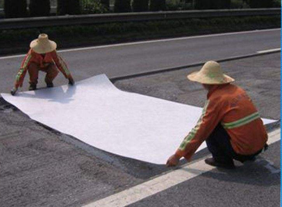 Spunbond Hang Slurry Technology 150gsm Non Woven Polyester Mat for Waterproof Membrane