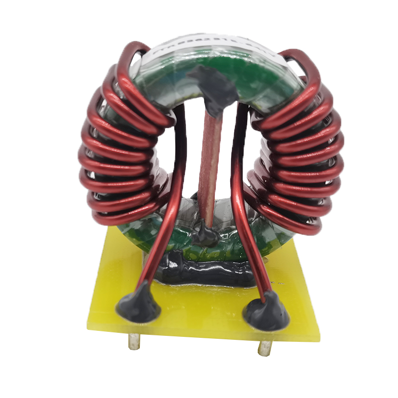 Magnetic copper wire choke coil toroidal ferrite core through hole power inductor coil for Tesla coil generator