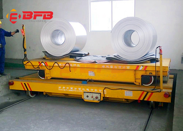 Electric Coils Trolley Slow Moving Q235 Coil Transfer Cart