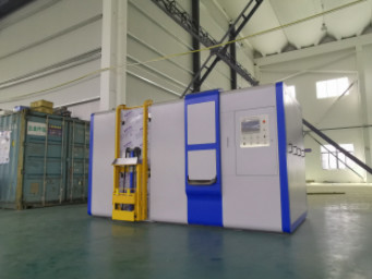 800kg White Kitchen Waste Disposal Machine Food Waste Digester System ISO14001