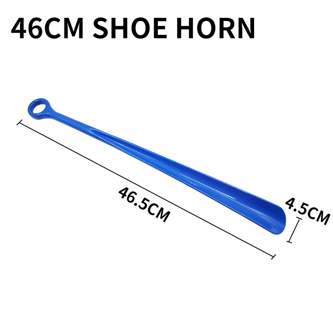 Shoe Horn 18.3 inch 46.5 CM 57 CM Plastic PP Long Handled Sturdy With Comfortable Grip For Seniors China Factory Logo Oem