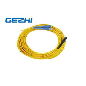 LC / APC Patch Cord MT - RJ to SC Singlmode Duplex Zipcord Without Clip Yellow