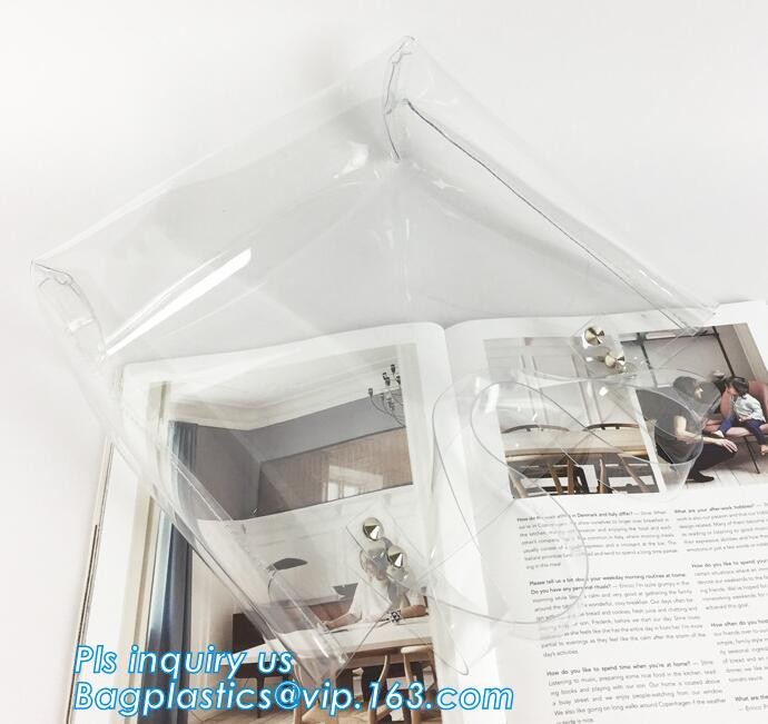 Tote Bags PVC Beach Lash Package Tote Shoulder Bag with Interior Pocket, Waterproof Semi-clear Tote Bags Stripe PVC Shou