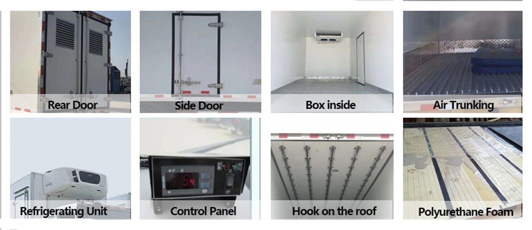 I Suzu Giga Thermo King Freezer Refrigerated Refrigerator Refrigerated Van with Hydraulic Gate