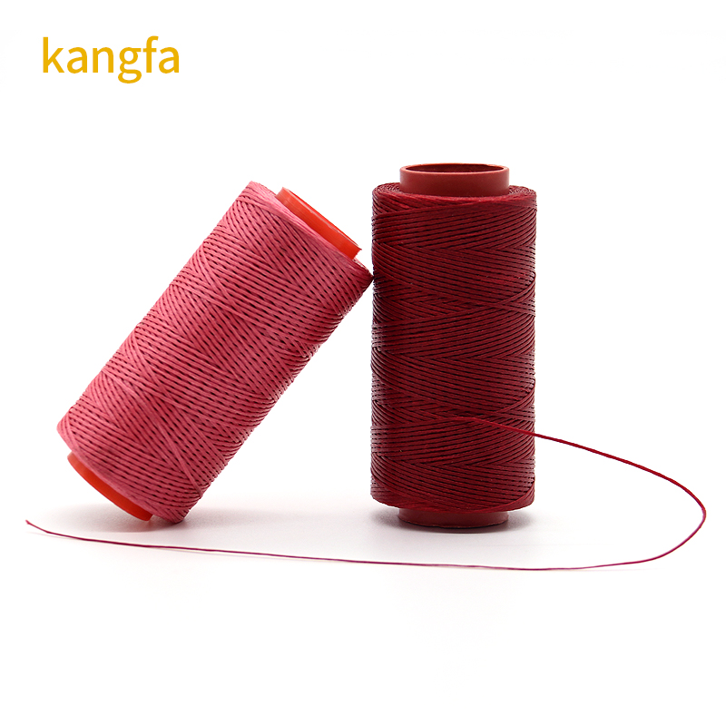 150d 260m 0.8mm Flat Waxed Thread for Leather Sewing Kangfa Free Sample Free Shipping