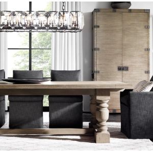 Hardwired Harlow Crystal Rectangular Chandelier 62'' Custom Made