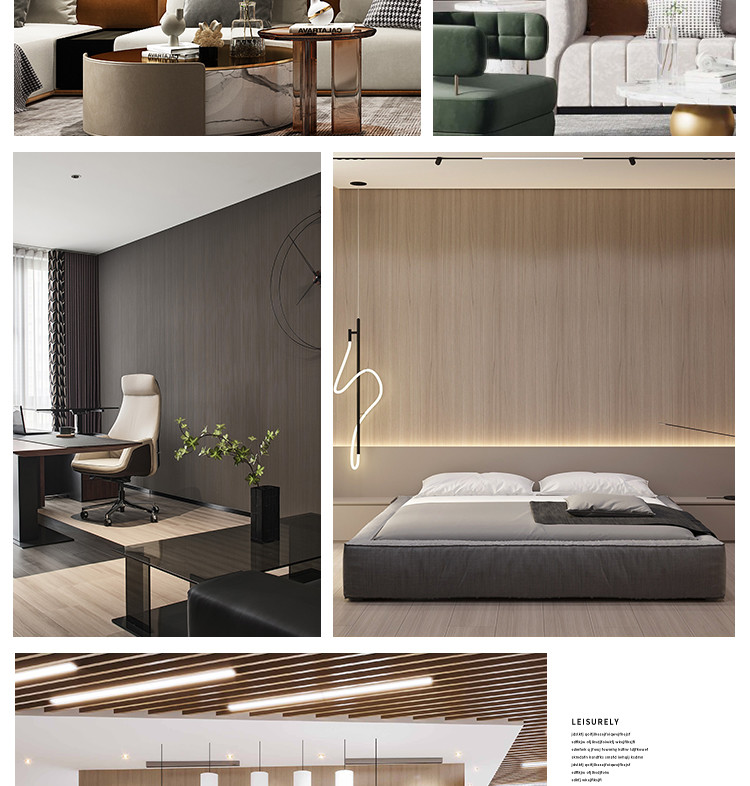 Hot Sale Fire And Moisture Resistant WPC Slotted Panel Wood Veneer Wall Panels