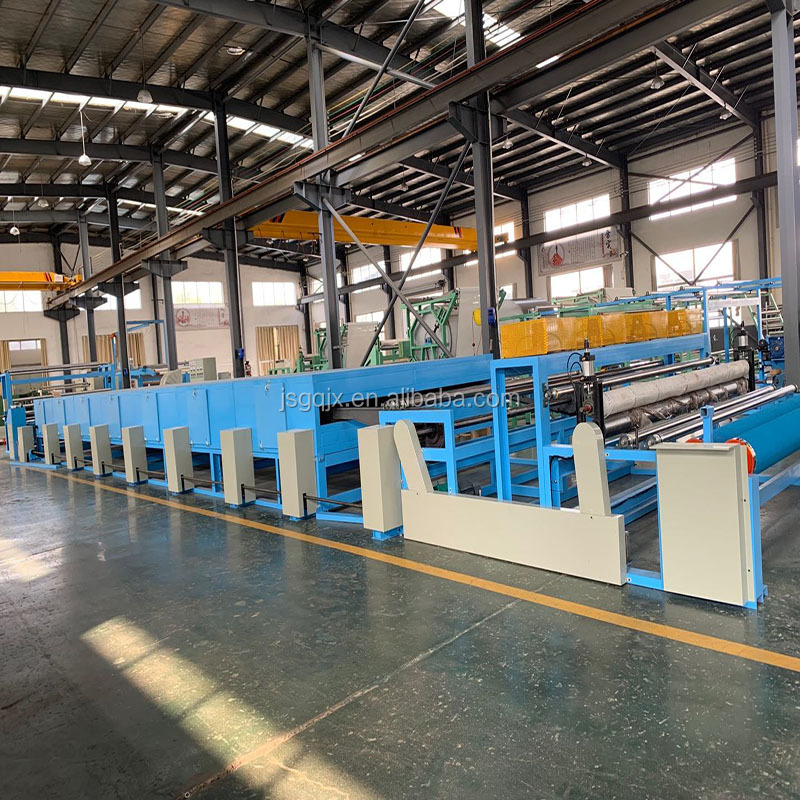 Automatic Needle Plate Stretching Non Woven Fabric Dot Coating Machine for Carpet Making
