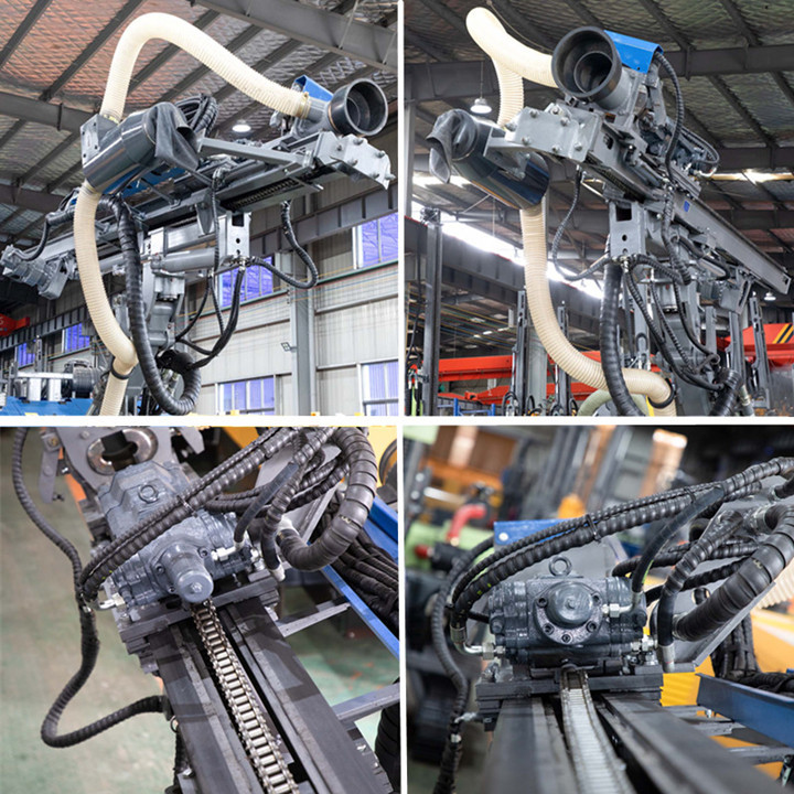 35KN Lifting Force Mining Borehole Drilling Machine Top Hammer Drilling Rig