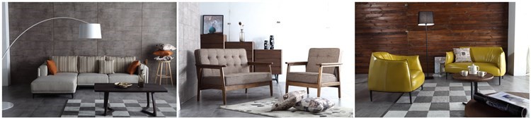 Creative Suede Leisure Sofa Corner Reclining Loveseat Sofa 682