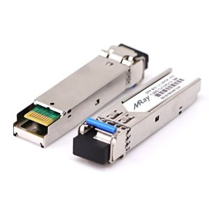 Smf Sfp Module LC Connector WDM 20km 1310nm 1550nm MCU control unit