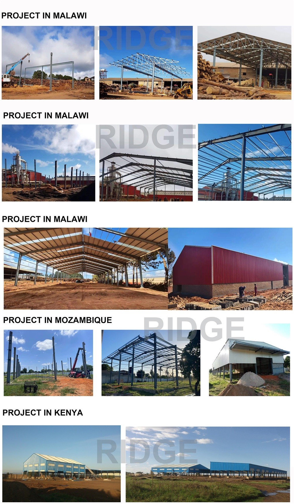 Steel Frame High Rise Buildings Prefab Building Construction Warehouse Office Hotel workshop