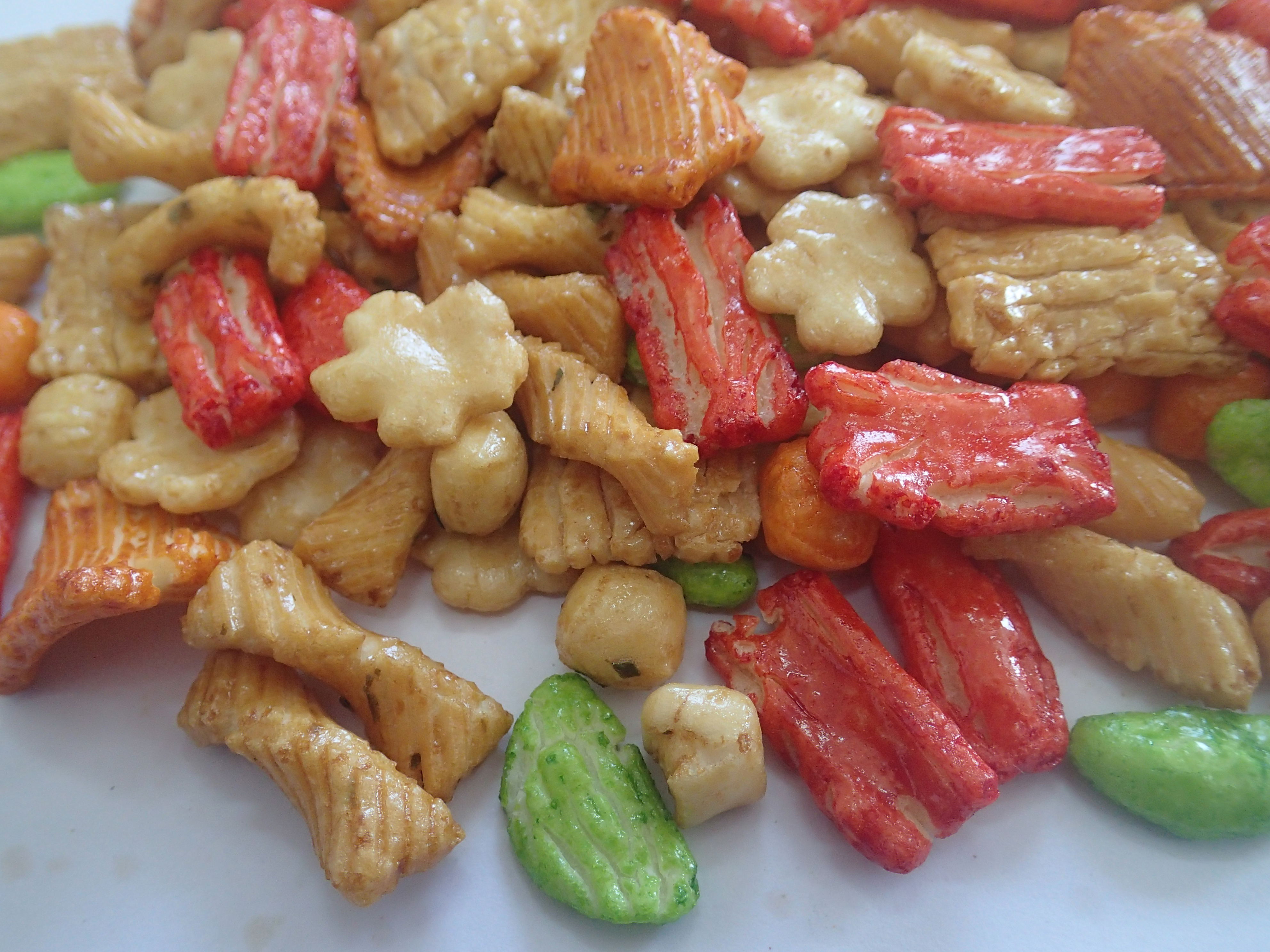 7.5kg Japanese Soy Sauce Rice Crackers Low Sugar Malto Dextrin