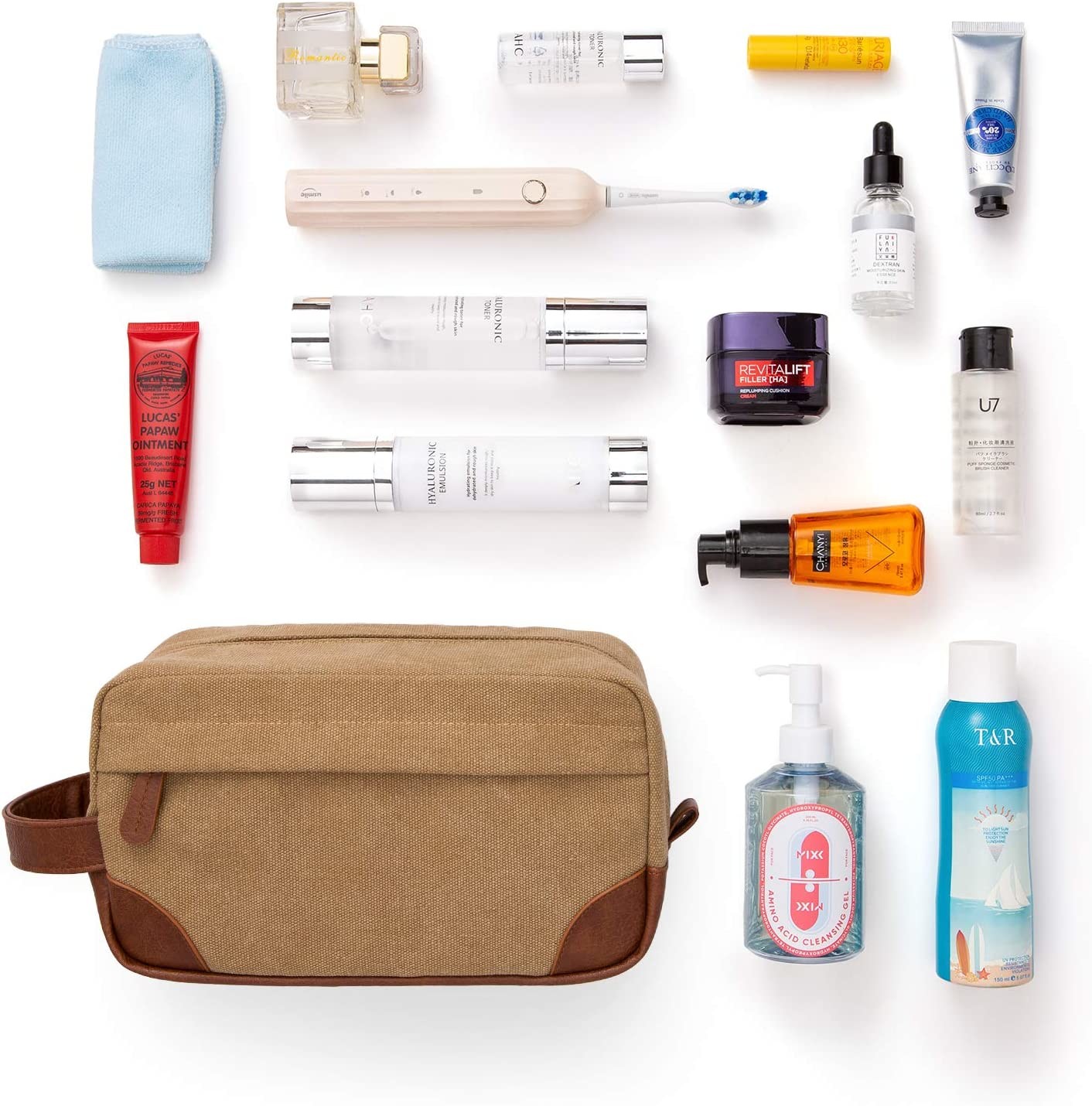 High quality Tolietry travel bag for men and women with handle
