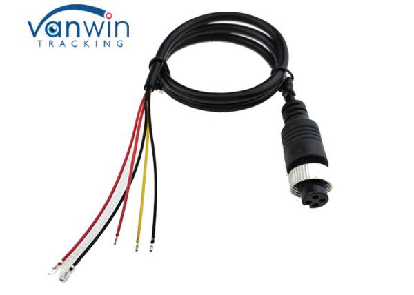 Car Video Extension Cable 4 Pin female Aviation with 5 or 6 wires Adapter for