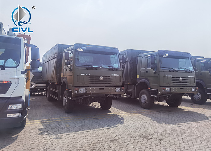 All-Wheel Drive Truck 4x4 ZZ2167M4627A Cargo Truck new HOWO Offroad truck Tarpaulin Truck