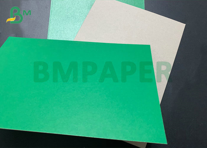 720 x 1030mm 1.2mm 2mm Green Lacquered Cardboard Grey Back Jewelry Box 