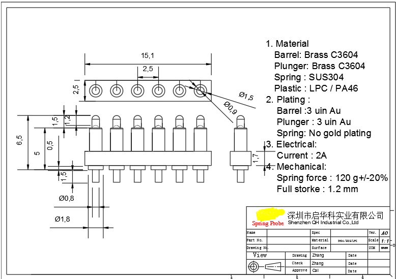 pogo pin,pogo pin connector,magnetic pogo pin connectors,cnc parts