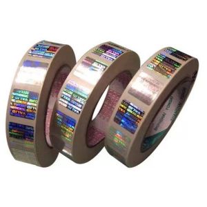 Custom 3D Seal Void Hologram Sticker Security Sheet Roll Serial Number Scratch