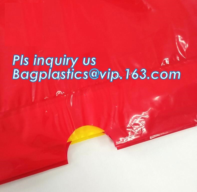 HDPE/LDPE/PP autoclave bags medical garbage bag for biohazard waste, yellow with printing medical biohazard waste bag