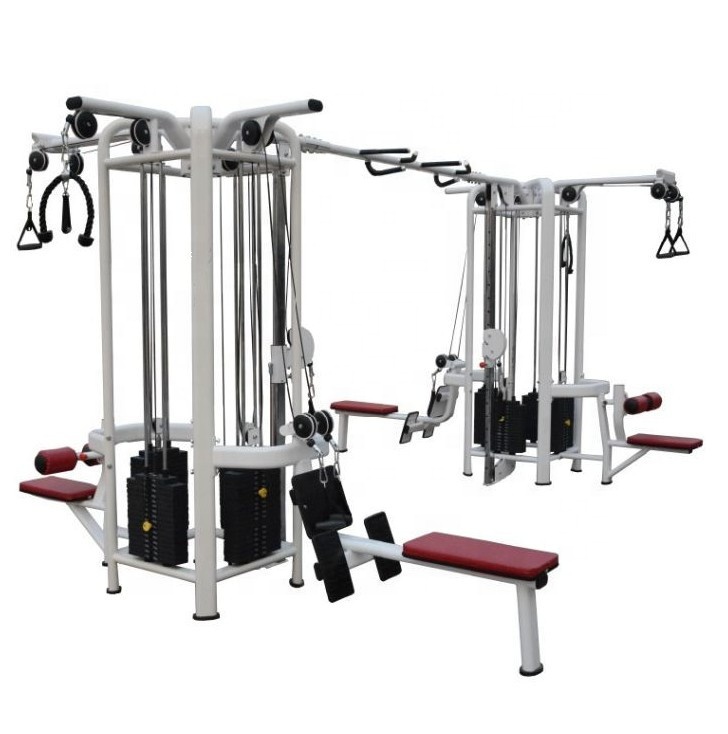 Commercial Gym Equipment Indoor Back Shoulder Exercise 4-Station Mutli Function Station