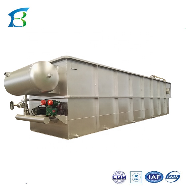 1-500m3/h Capacity Dissolved Air Floats for Dependable Sewage Solid-Liquid Separation