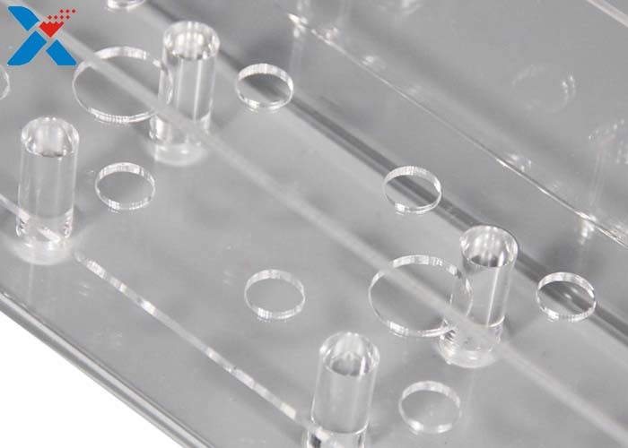 Rectangle Acrylic Flower Box 12 24 36 Holes Rose Flower Box With Lid Durable