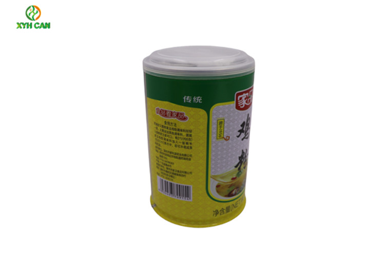 Metal Tin Can for Cooking Powder Packaging with Easy Open Lid 800-1000g Oem Service