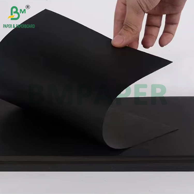 400GSM Black Paper For Photo Album 700 x 1000mm Good Toughness Virgin Pulp