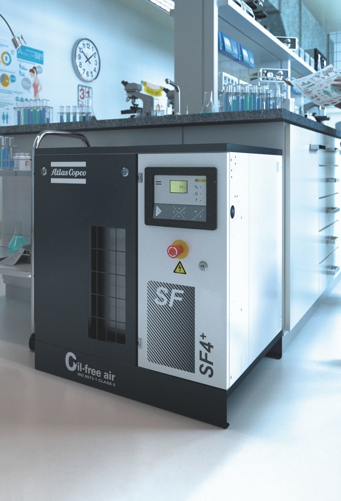 Sf Sf+ Vortex Oil Free Screw Air Compressor Atlas Copco For University 1