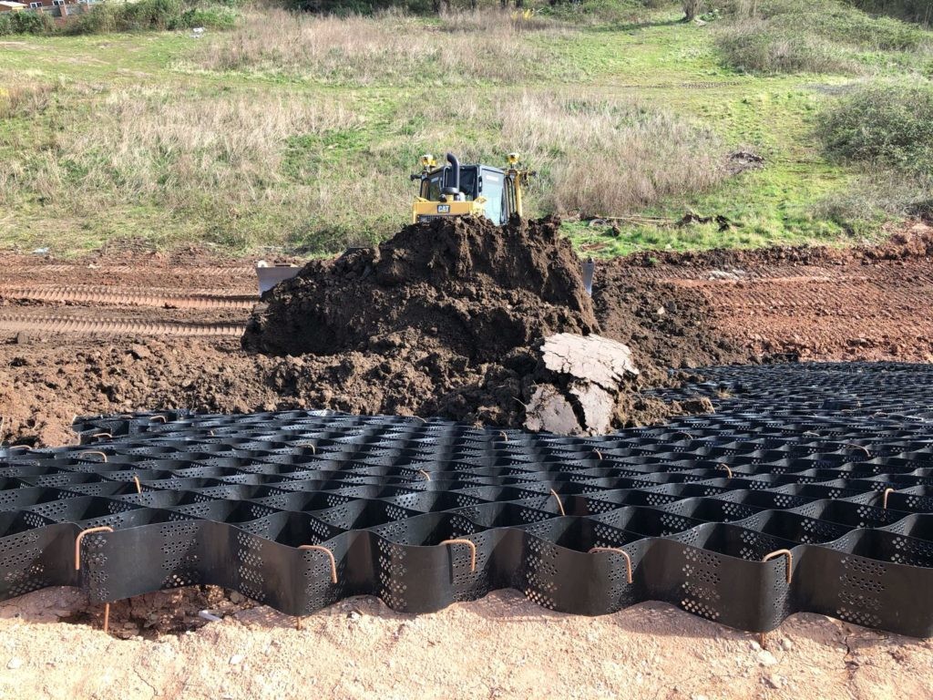 Hdpe Geocell Gravel Grid 50mm 100mm 150mm Gravel Stabilizer Geocells