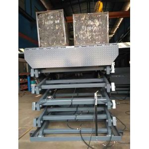 Anti Explosion Hydraulic Scissor Lift Platform With Arm Structure Vertically