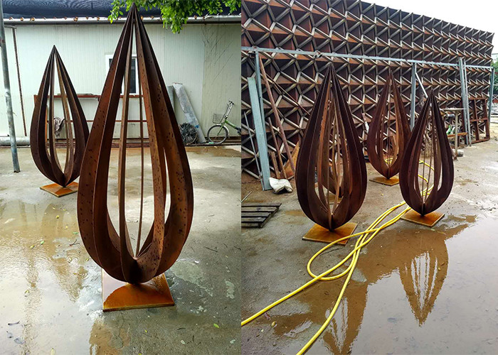 Rusty Art Decorative Outdoor Metal Sculpture Various Sizes / Finishes