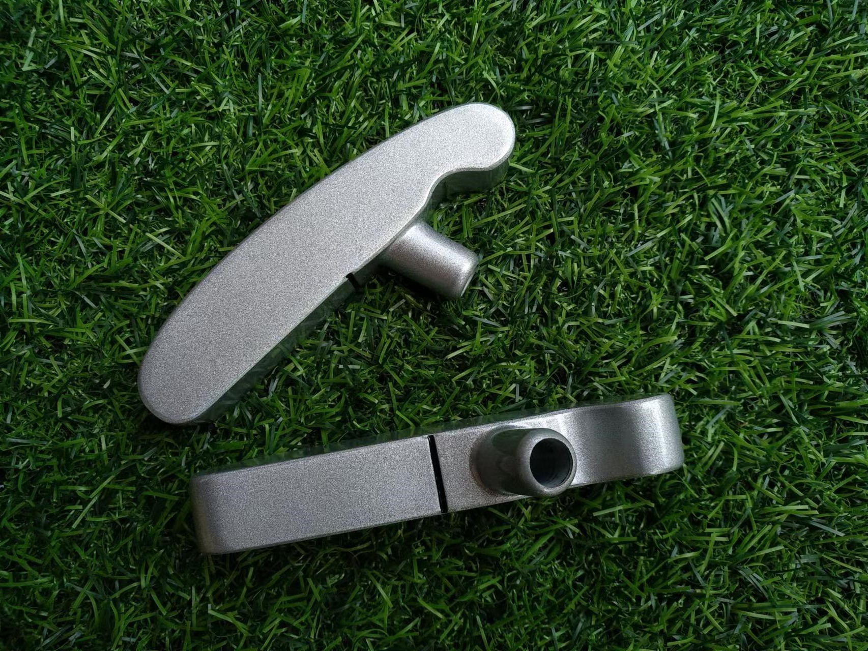 blade golf putter , L golf putter ,silver golf putter , complete golf putter head