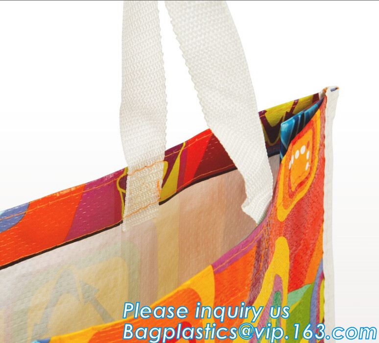 Custom Huge Luggage PP Woven Bag With Zipper Lock,PP Woven Shopping Bag,Factory customized cheap laminated pp woven shop