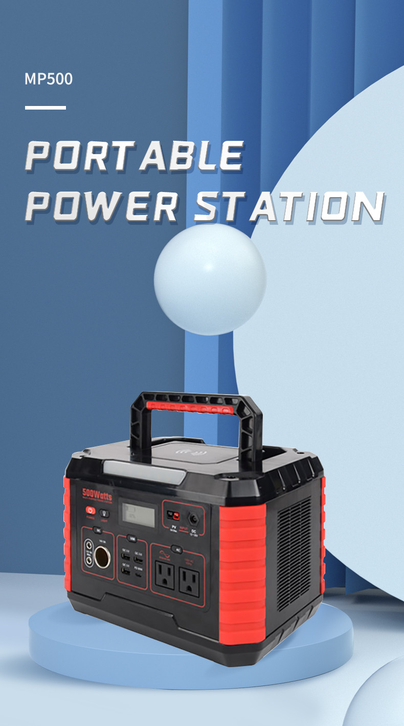 AC110V Or AC220V Portable Power Station , 500W Solar Generator ODM