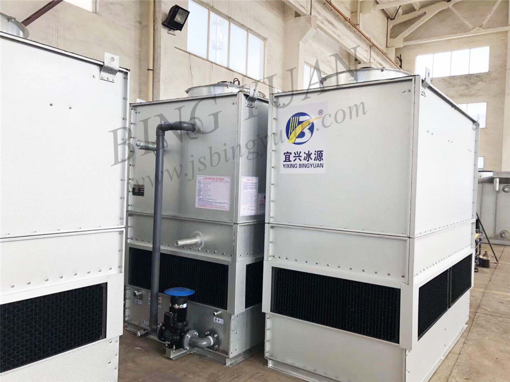 4KW R404A 380V Evaporative Condenser Chiller , Refrigeration Condenser