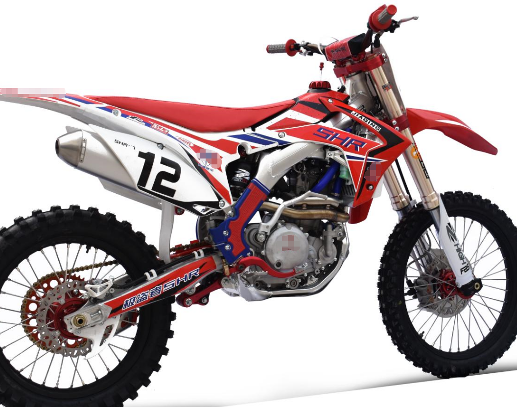 Water Cooled Single Cylinder Enduro Off Road Motorcycles Weather Resistance