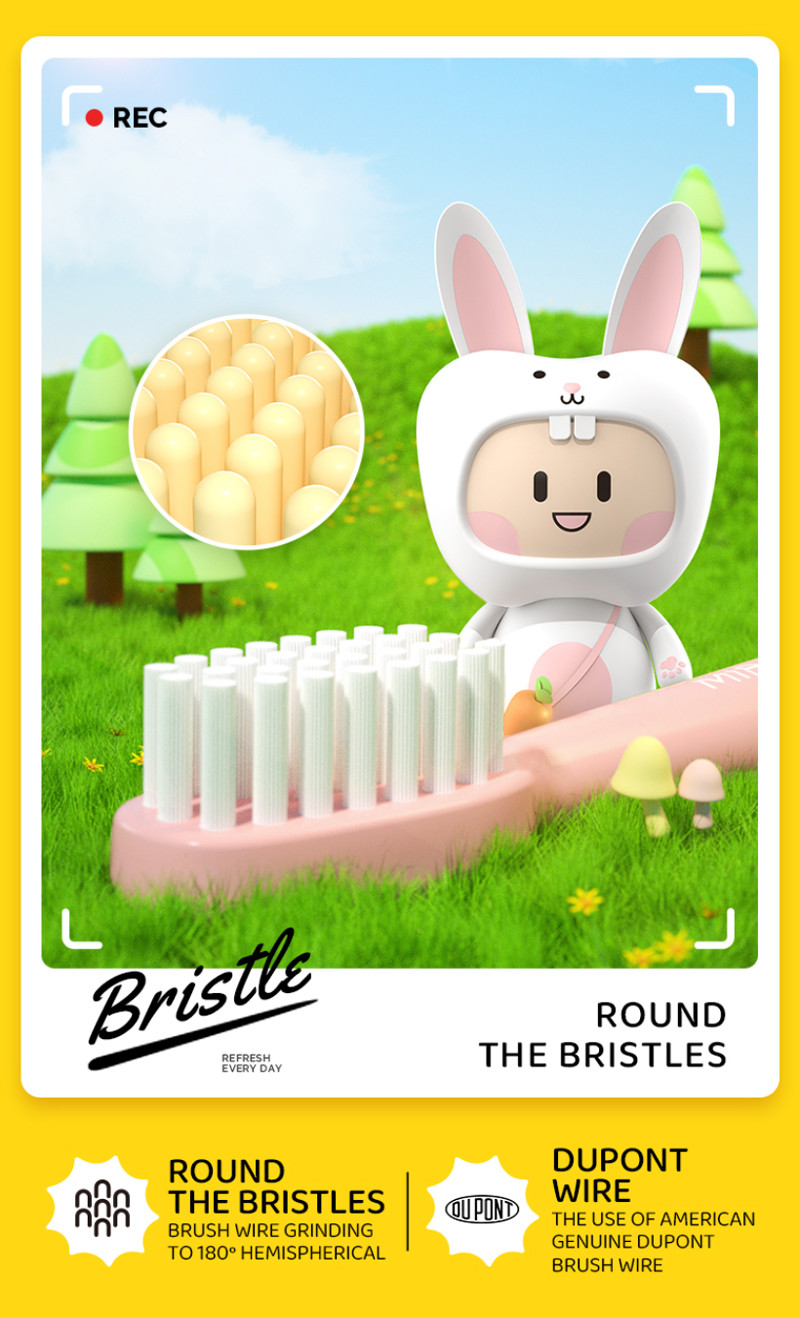 Sonic Electric Toothbrush Cartoon Smart Children Toothbrushes For 3-15 Year Old Kids